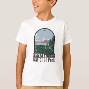 T-shirt Kenai Fjords National Park Skilake Lake Vintage T-