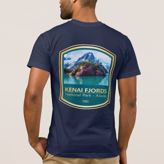 T-shirt Kenai Fjords NP (PF1) (Dos)