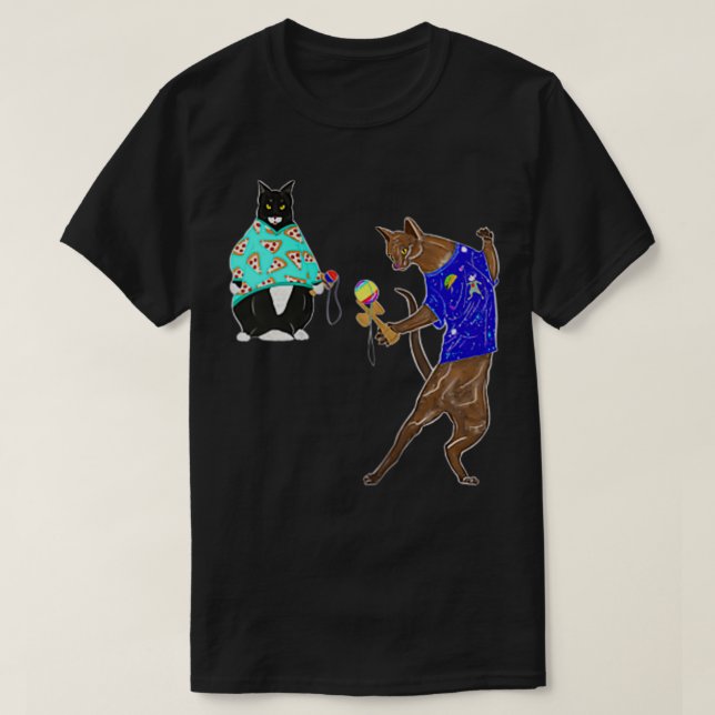 T-shirt Kendama chats Zip (Design devant)