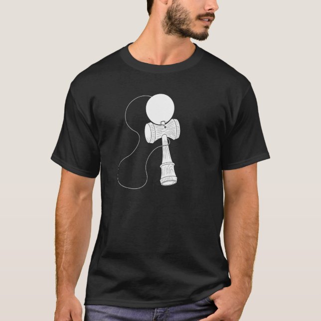 T-shirt Kendama Player Kendama Apparel Kendama Trick Train (Devant)