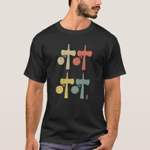T-shirt Kendama vintage Aux Couleurs Rétro, Esprit De Ken