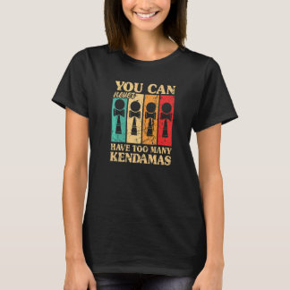 T-shirt Kendama Vous ne pouvez jamais trop d'esprit de Ken