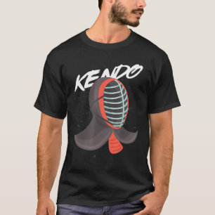 T-shirt Kendo Bogu Japonais Guerrier des Arts Martiaux Shi