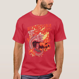 T-shirt Kendo Kendoka Né pour frapper vintage