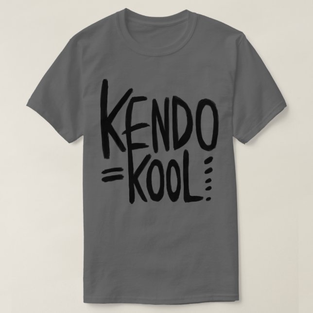 T-shirt Kendo Pun Kendo est Kool pour Kendoka (Design devant)
