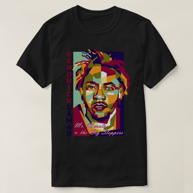 T-shirt Kendrick Lamar M. Morale a Kendrick Lamar M. Moral (Design devant)