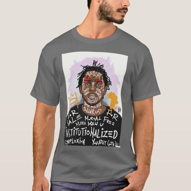 T-shirt Kendrick Lamar retro (Devant)