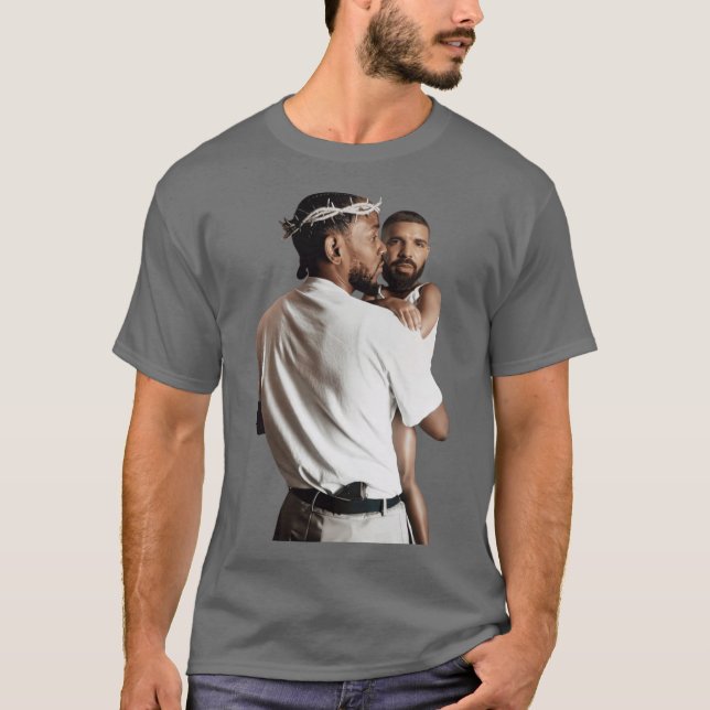 T-shirt Kendrick Lamar tenant sa copine (Devant)