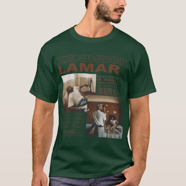 T-shirt Kendrick Lamar Vintage rétro (Devant)