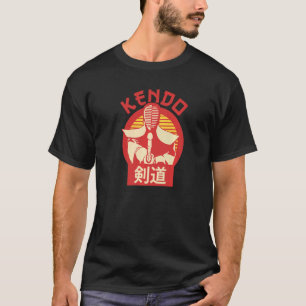 T-shirt Kenjusu Kata Shinai Samurai Kendo