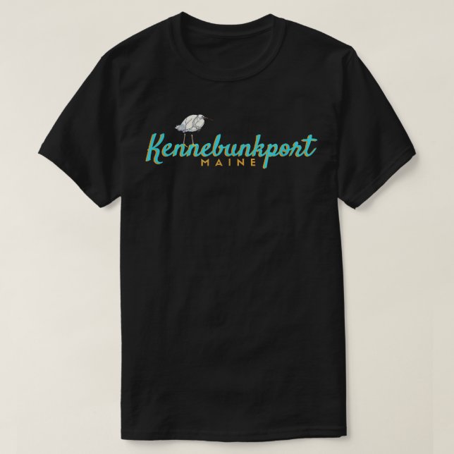 T-shirt Kennebunkport , The Maine Coastal Town  (Design devant)