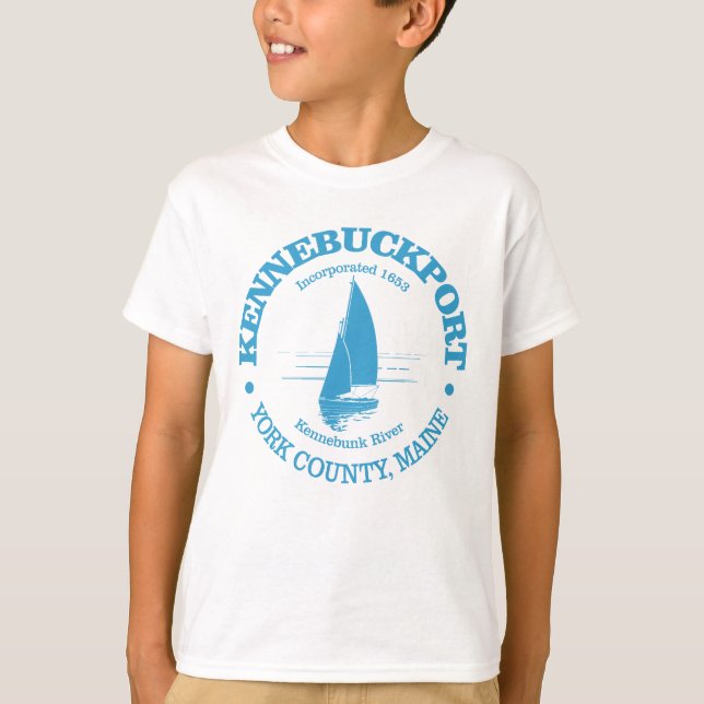 T-shirt Kennebunkport (voilier) (Devant)