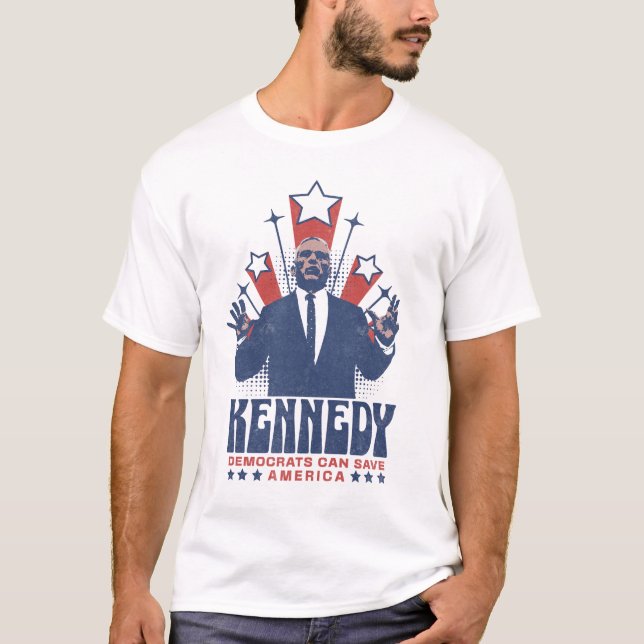 T-shirt Kennedy Democrats peut sauver l'Amérique RFK Jr 20 (Devant)