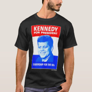T-shirt Kennedy pour le président Leadership dans les anné