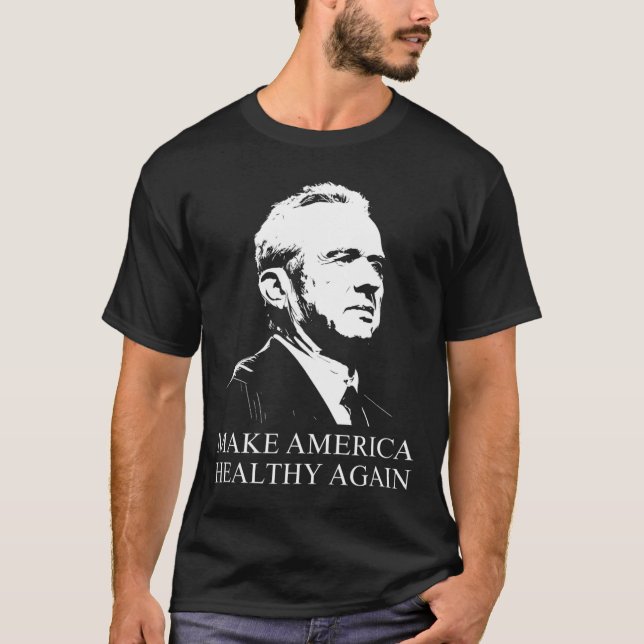 T-shirt Kennedy Rfk Jr Rendre l'Amérique en santé Maha Tr (Devant)