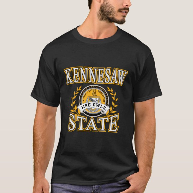 T-shirt Kennesaw State Owls Laurels (Devant)
