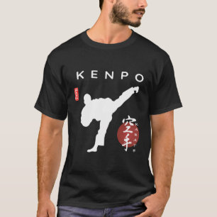 T-shirt Kenpo Beginner Calligraphy Police Kenpo Karate Des
