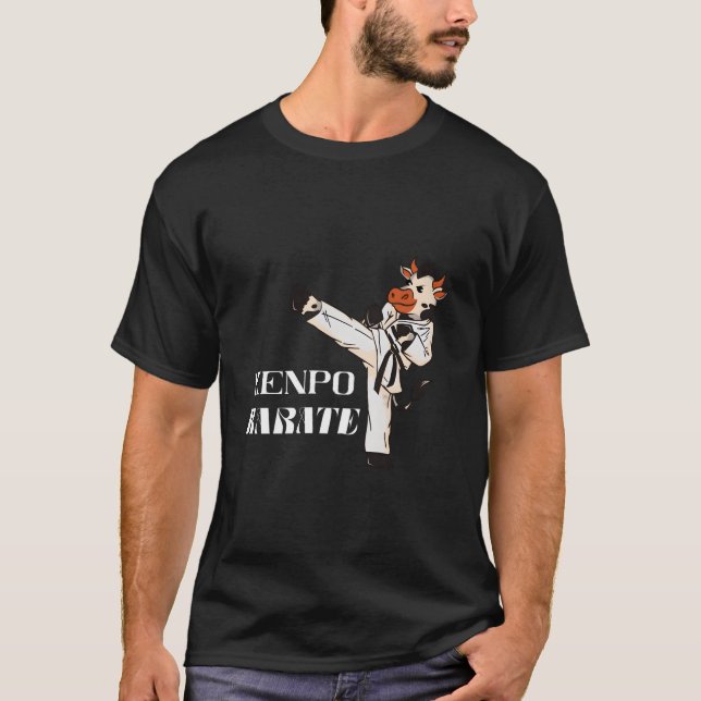 T-shirt Kenpo Karate Cow Mial Kempo Karate Japanese Fighti (Devant)
