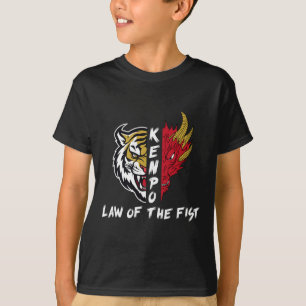 T-shirt Kenpo Karate Loi Du Premier Drôle Drôle Dit Martia