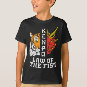 T-shirt Kenpo Loi Du Dragon De Tigre De Poing Kempo Karate