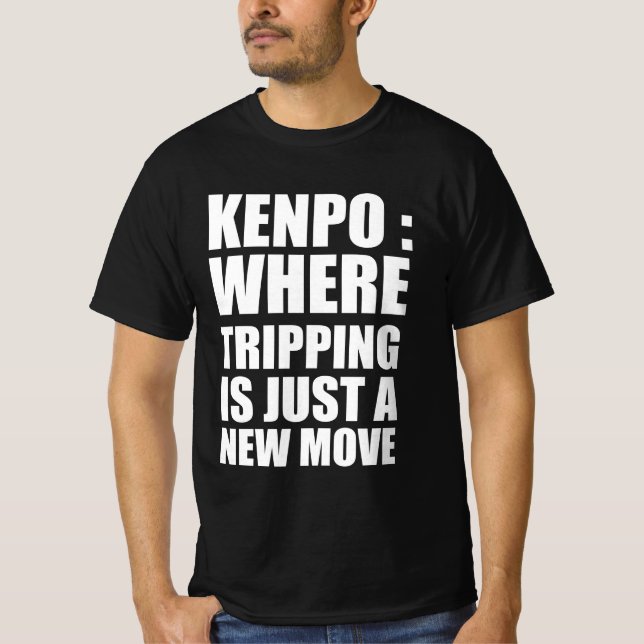 T-shirt Kenpo : où le voyage n'est qu'une nouvelle étape (Devant)