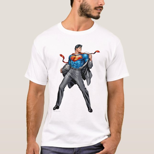 T-shirt Kent change en Superman (Devant)