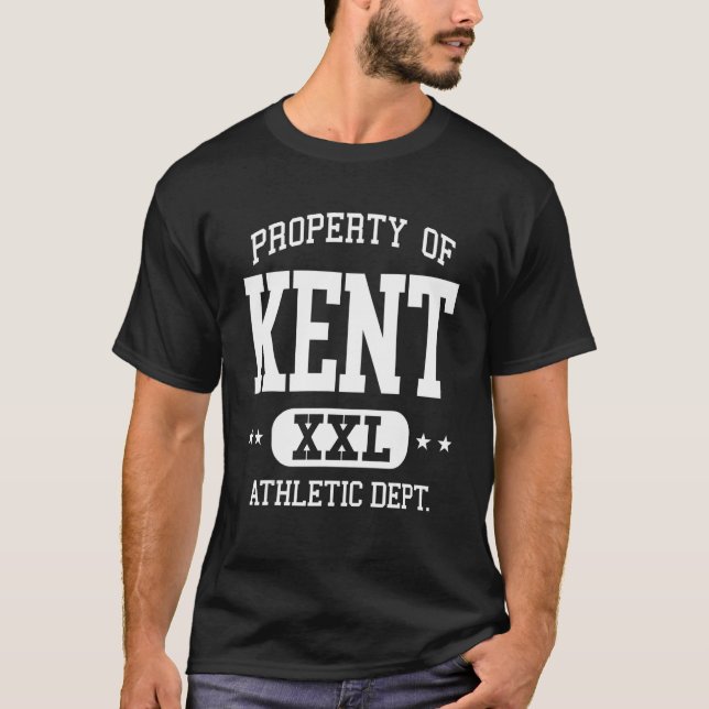 T-shirt Kent Retro Athletic Property Dept 1 (Devant)