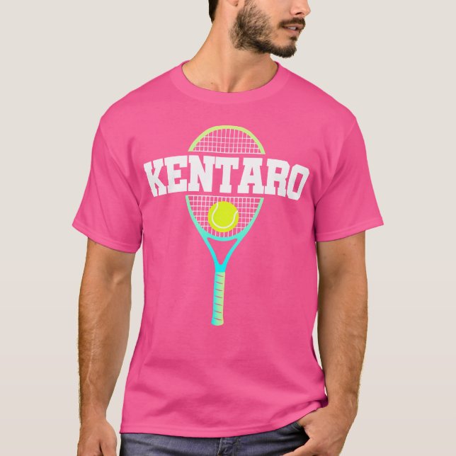 T-shirt Kentaro Nom Joueur De Tennis Garçons Ball Et Racke (Devant)