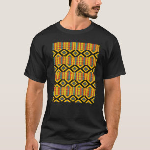 T-shirt Kente Cloth Imprimer Tribal Africain Ethnique Kent