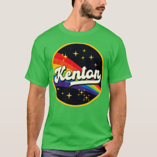 T-shirt Kenton Arc En Ciel Dans L'Espace Style Vintage