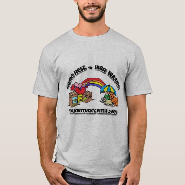T-shirt Kentucky Flood Relief 2022 (Devant)