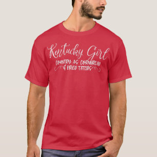 T-shirt Kentucky Girl Pays Comme Pain De Cornouailles Et T