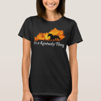 T-shirt Kentucky Horse Farm Sunrise Derby