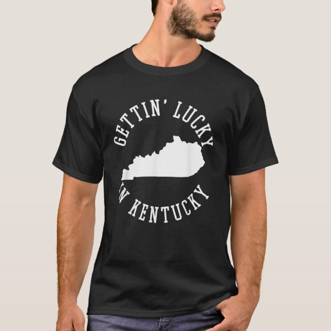 T-shirt Kentucky Lucky USA State Vacances America Travel (Devant)