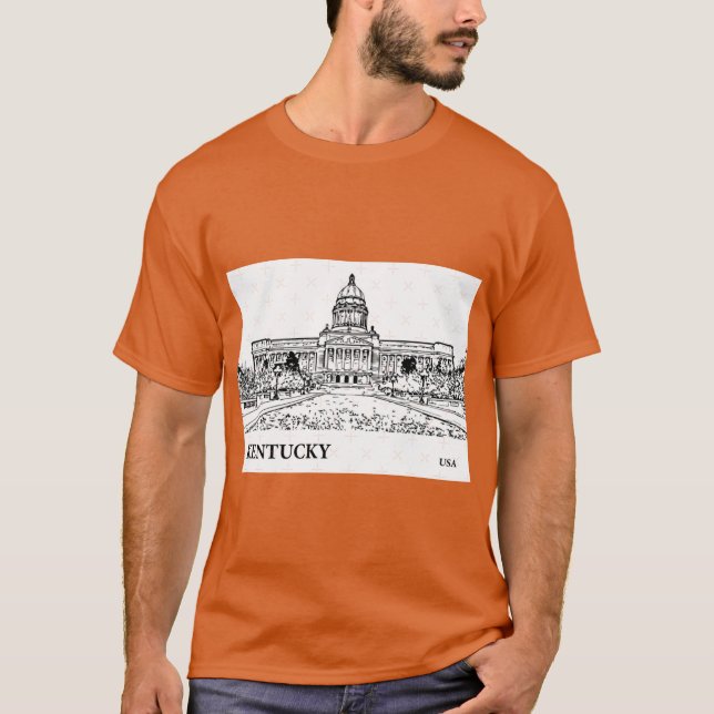 T-shirt Kentucky State USA (Devant)