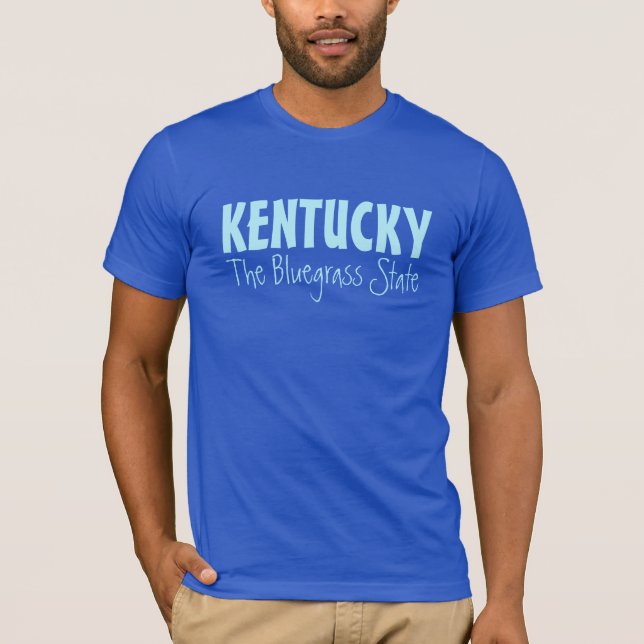 T-shirt KENTUCKY vêtements en texte personnalisés (Devant)