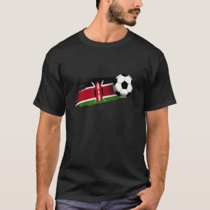 T-shirt Kenya Drapeau Jersey Kenyan Soccer Team Kenyan 1