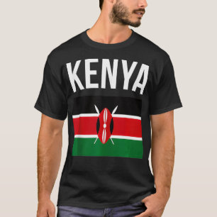 T-shirt Kenya Kenyan Flag Pride Voyage Souvenir Kenya Fla