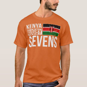 T-shirt Kenya Rugby Sevens 7 Fier Fans De L'Afrique Kenyan