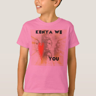 T-shirt Kenya USA Kid Tagless ComfortSoft® Long Sleeve Tee