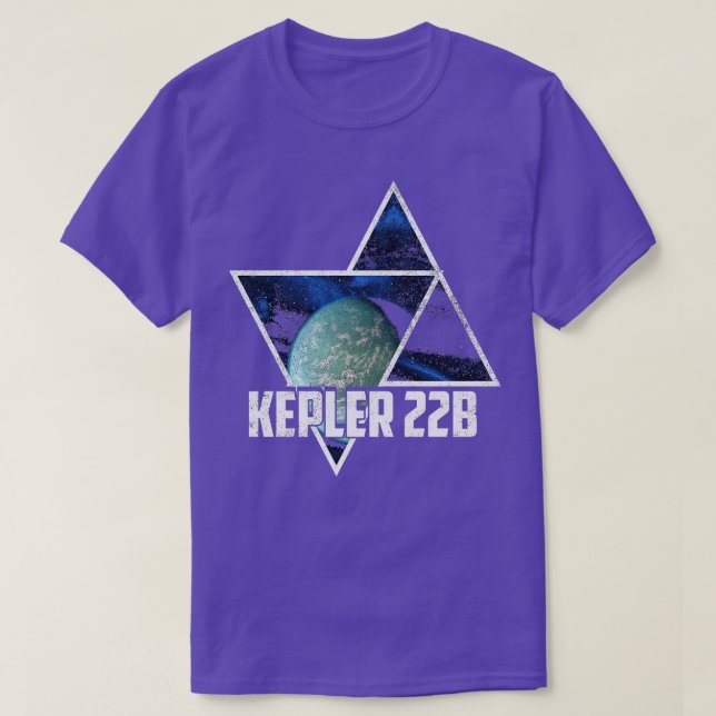 T-shirt Kepler 22B Exoplanet Planète extra-asolaire (Design devant)