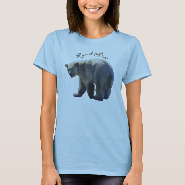 T-shirt Kermode Ours Vêtements de soutien de la faune (Devant)