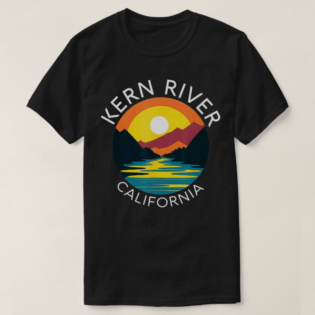 T-shirt Kern River California Sequoia Forest Kernville Ret (Design devant)