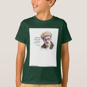 T-shirt Kerr/London James Joyce & Citation "Dieu a parlé"