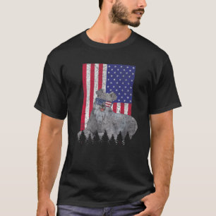 T-shirt Kerry Blue Terrier Patriotique Chien USA Pride Amé