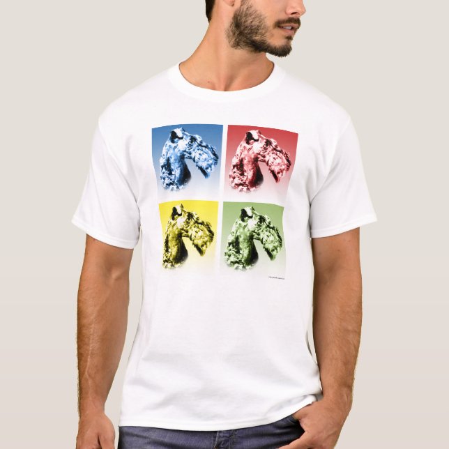 T-shirt Kerry Blue Terrier Popart (Devant)