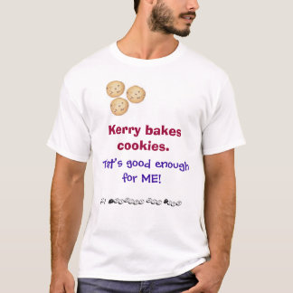 T-shirt Kerry fait des biscuits cuire au four