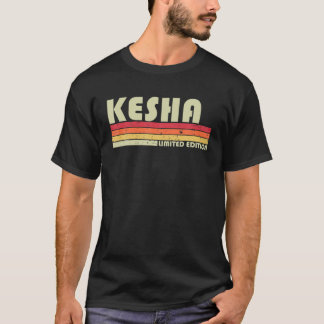 T-shirt KESHA Nom Personnalisé Retro Vintage 80s 90s Birt