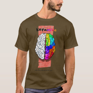 T-shirt Ketamine Cerveau Drôle Cartoons Médicales
