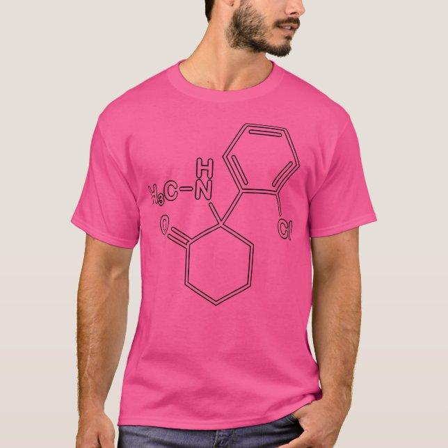 T-shirt Ketamine Molecule Science Anesthésie Infirmière Do (Devant)